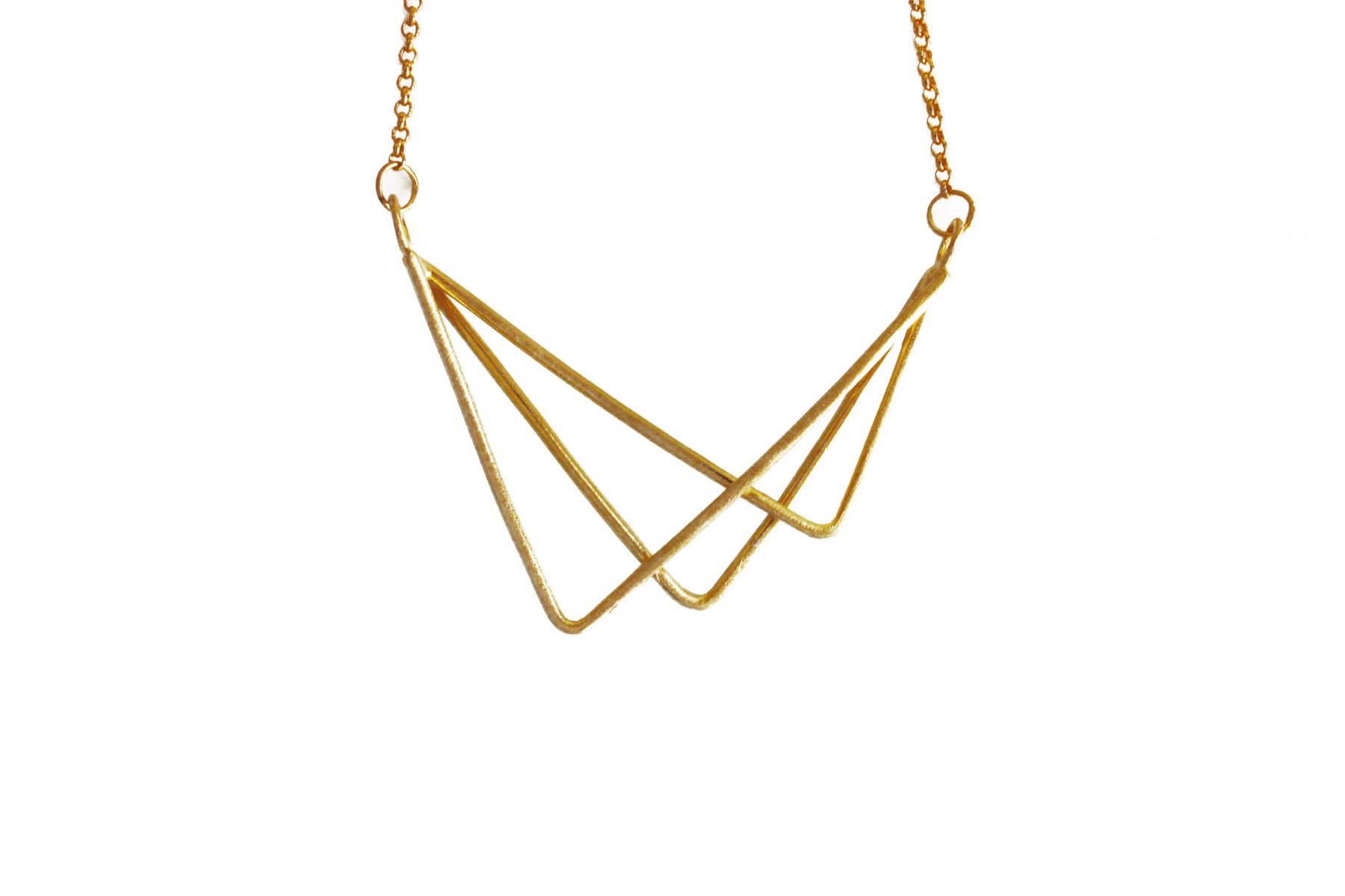 Urbs Necklace - Silver geometric necklace