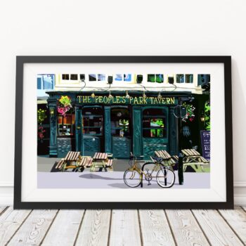 People's Park Tavern, Victoria Park Village, East London Art Print