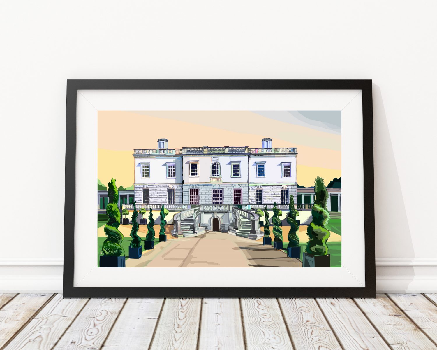 Queen's House at Dusk, Greenwich, South East London Art Print