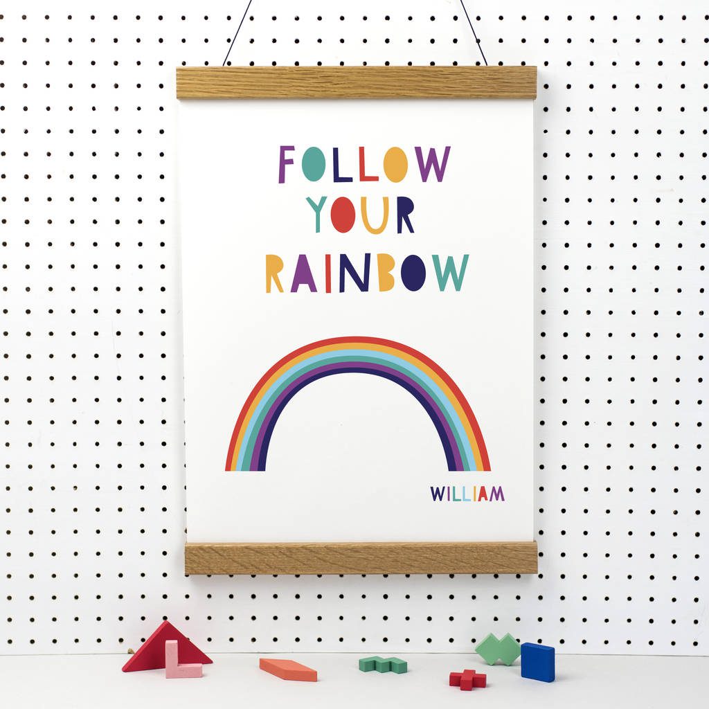 Follow Your Rainbow Print