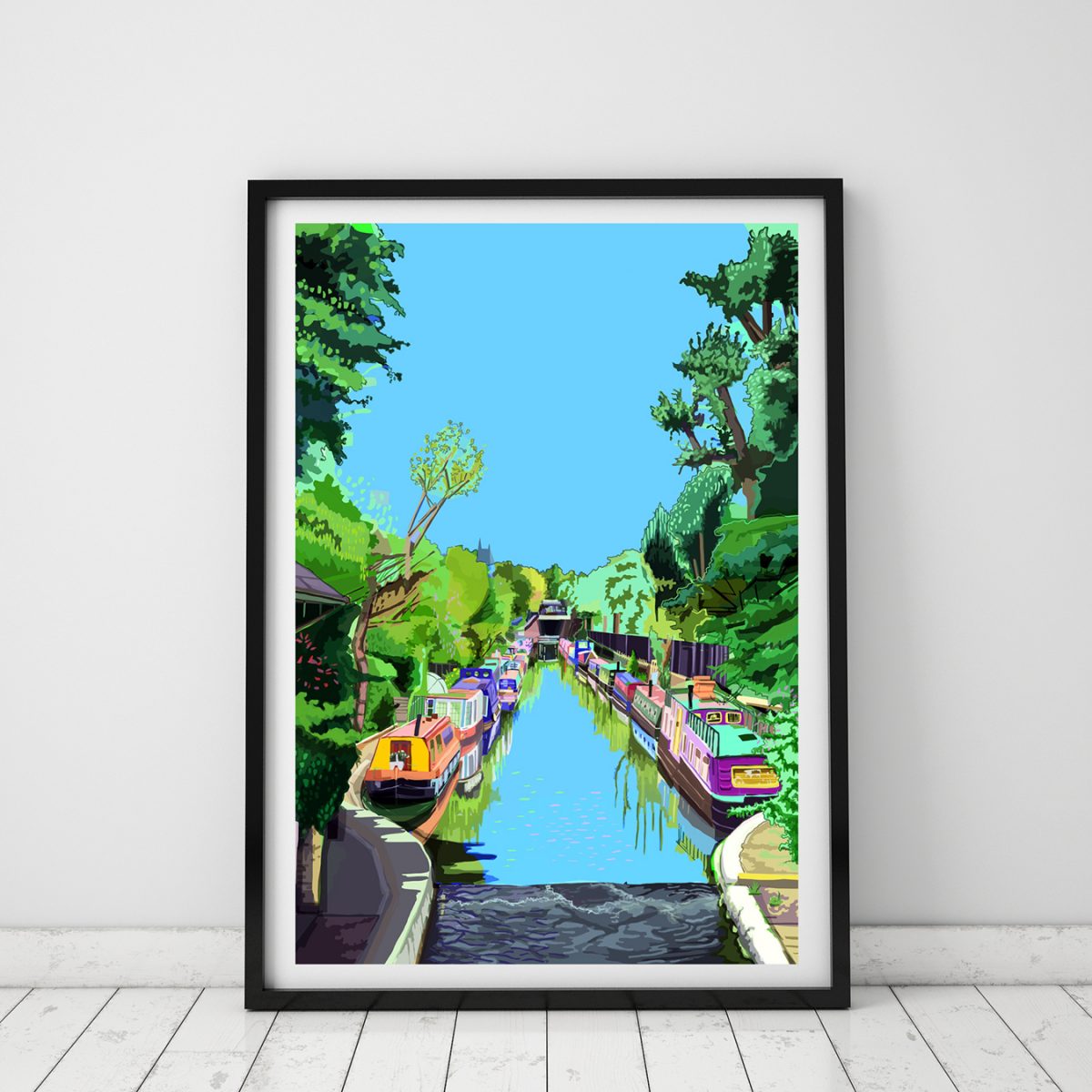 Little Venice, Maida Vale London Art Print