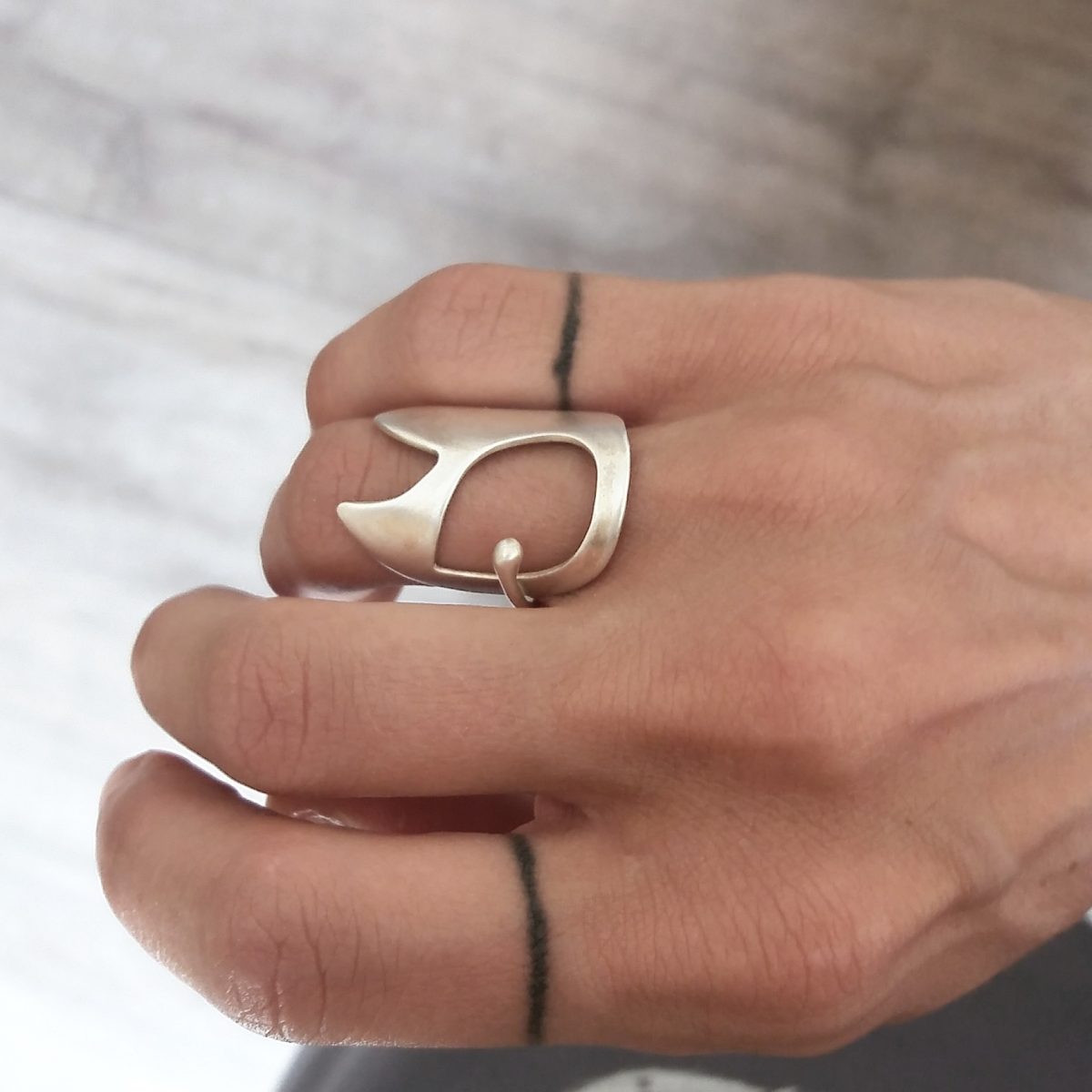 Safety Pin Ring