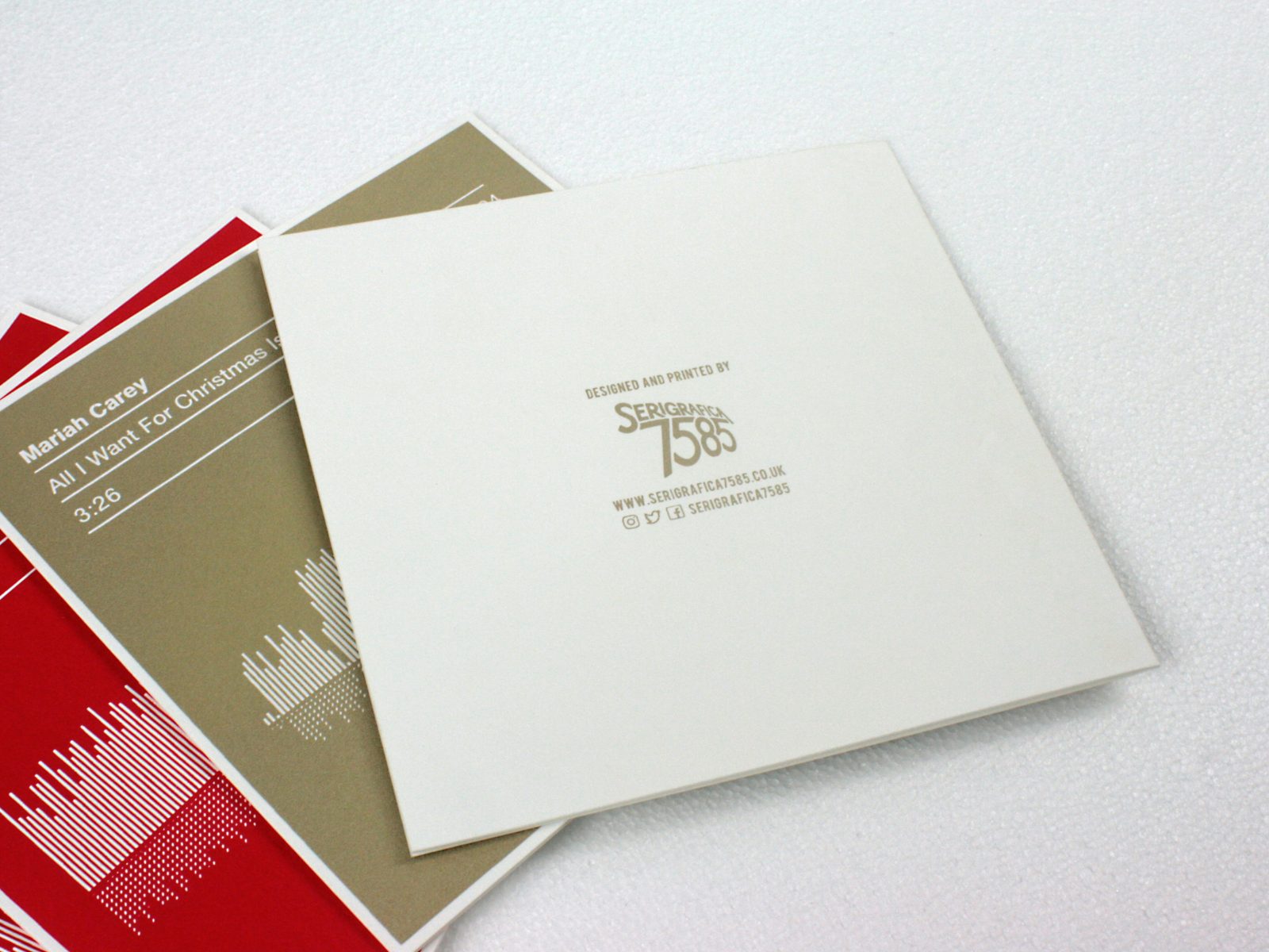 Sound Wave Christmas Card