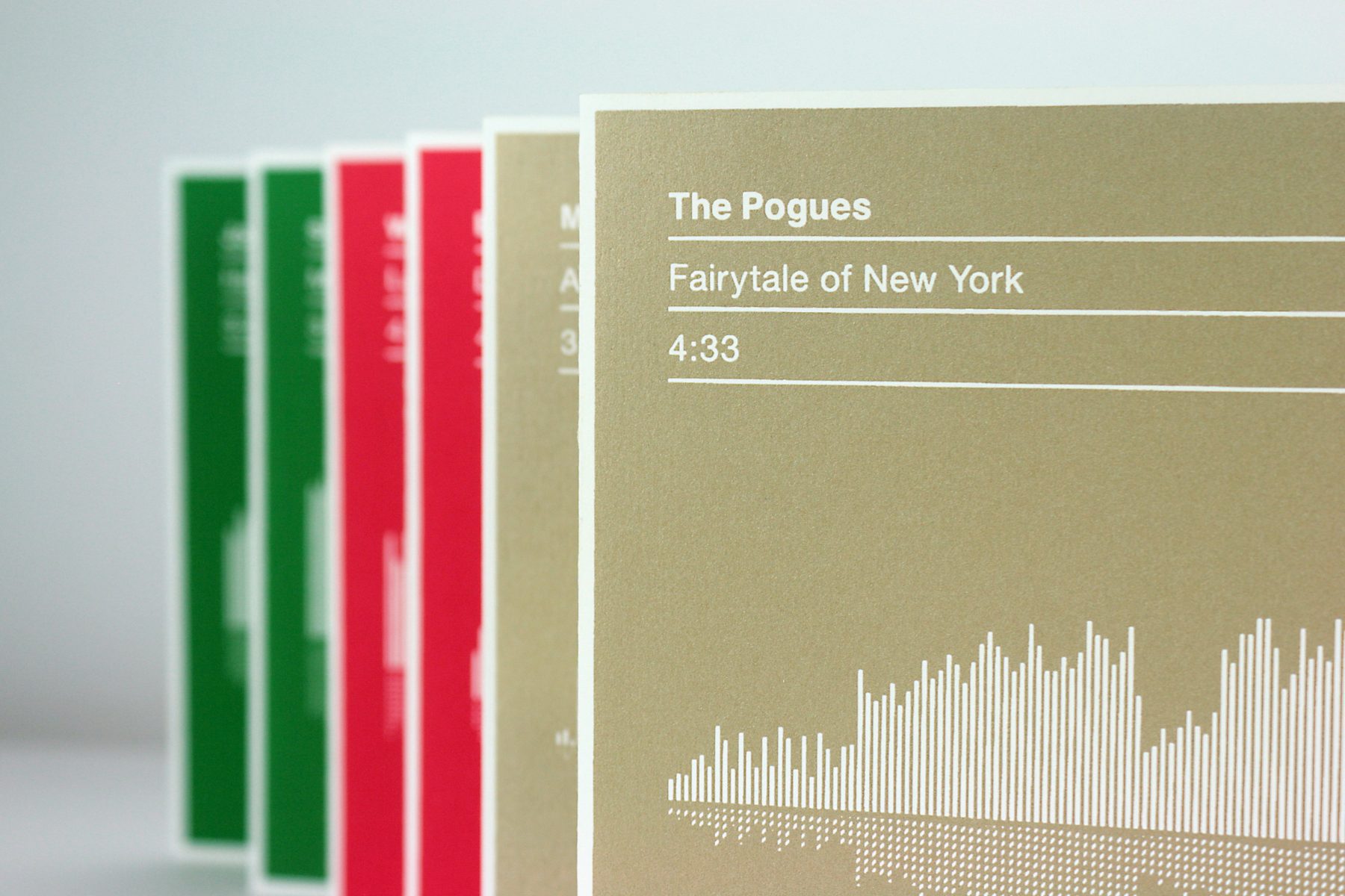 Sound Wave Christmas Card