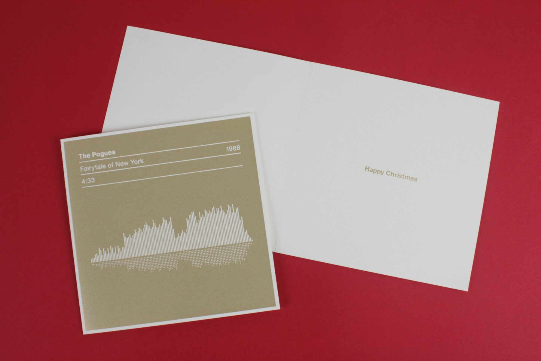 Sound Wave Christmas Card