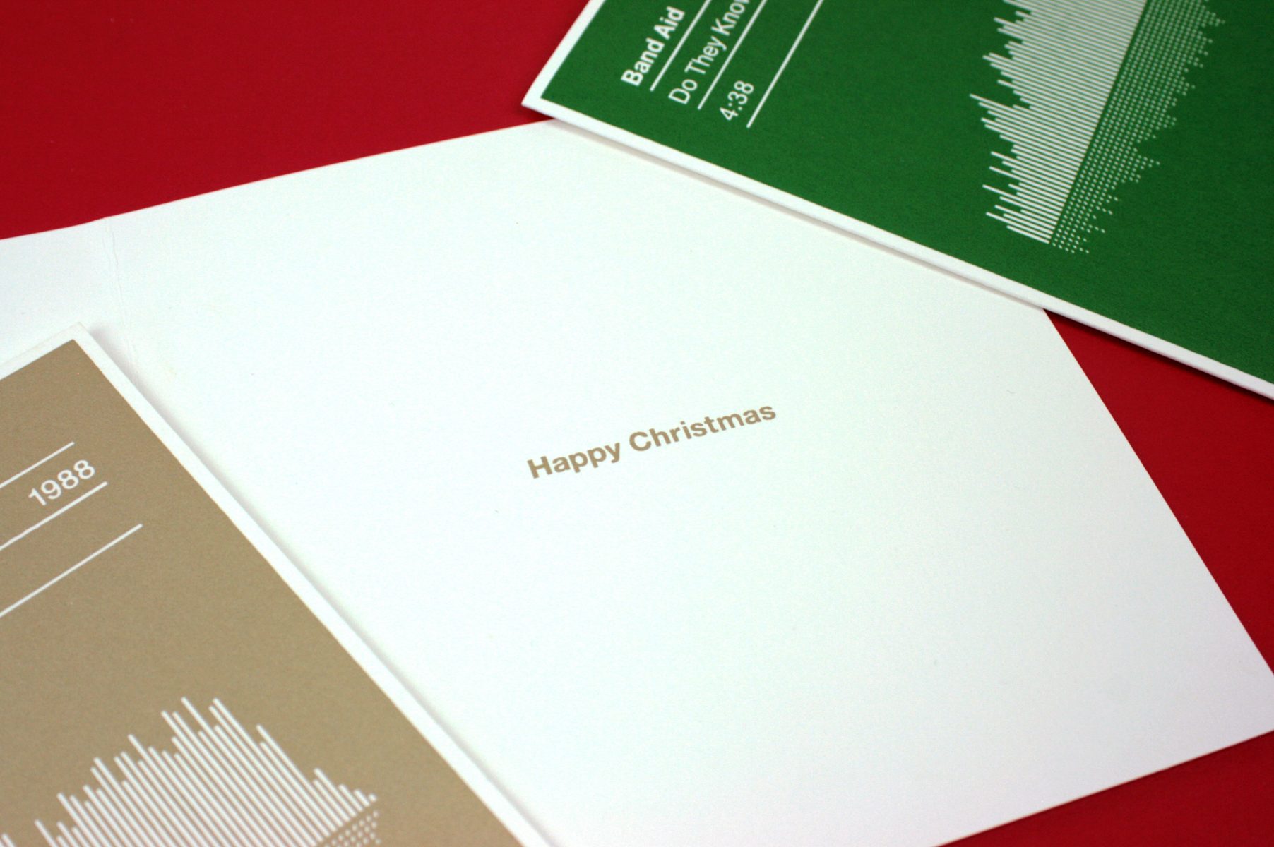 Sound Wave Christmas Card