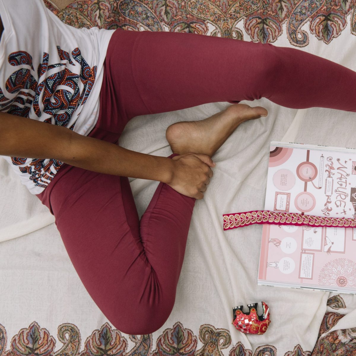 Classic Standard Leggings Maroon