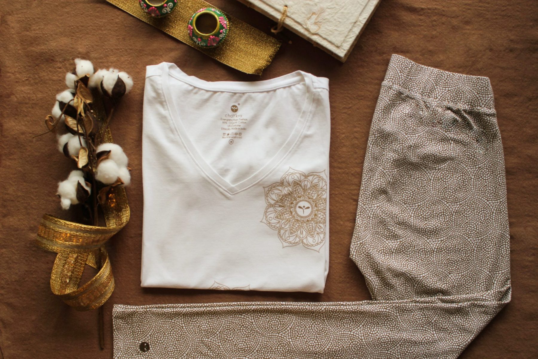 Chakra Energy Leggings Gold