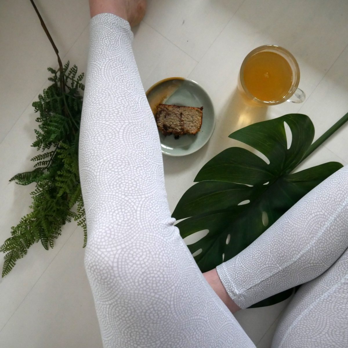 Chakra Energy Leggings Silver