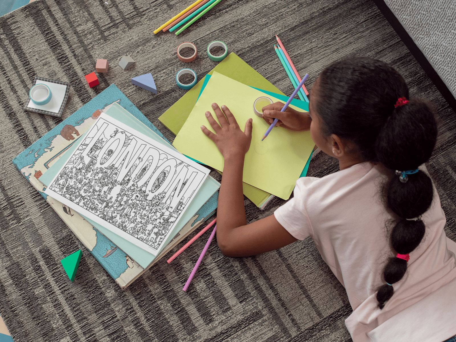 Colouring-In Print (London)