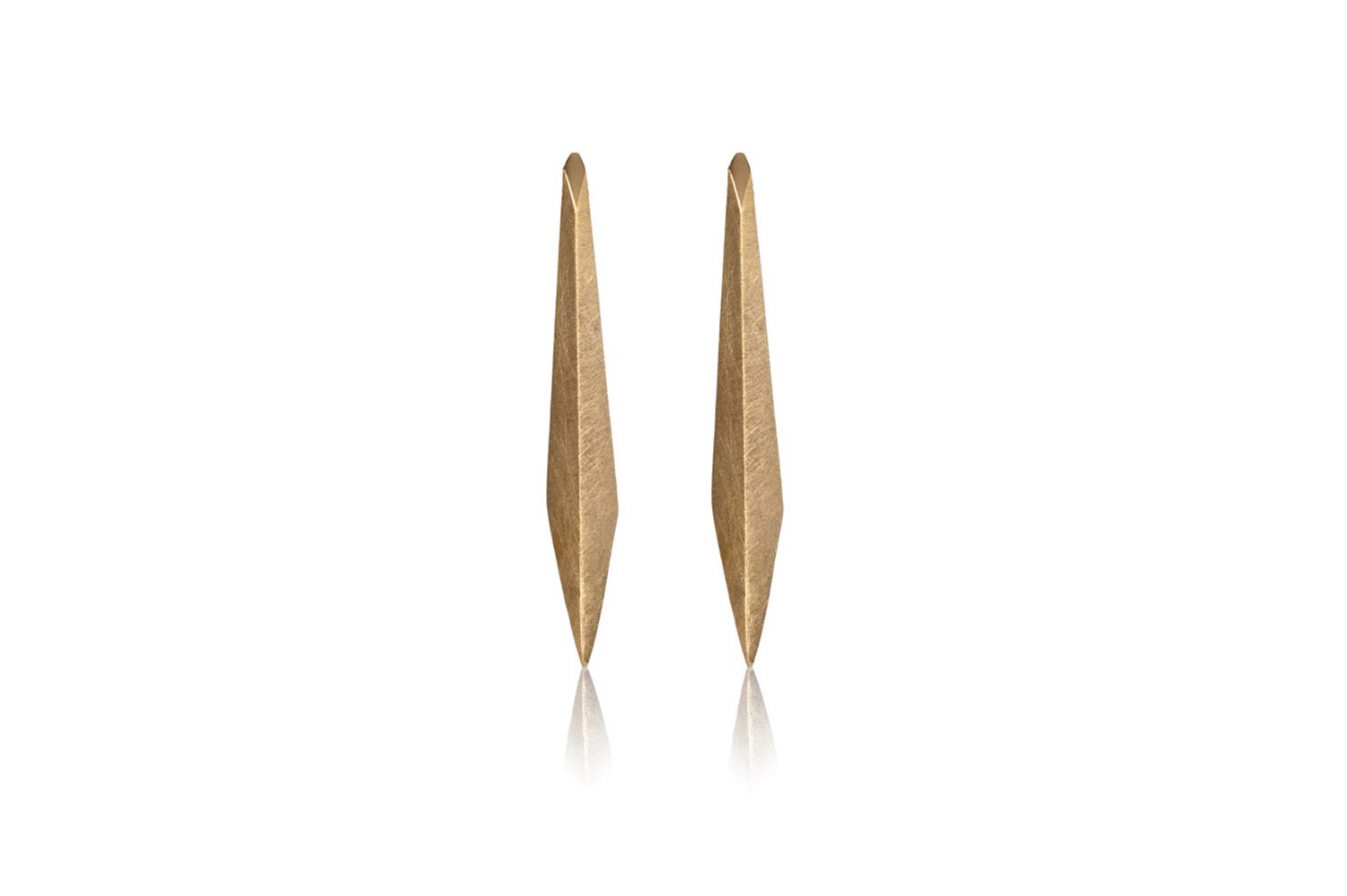 Slim Shard Earrings, Gold