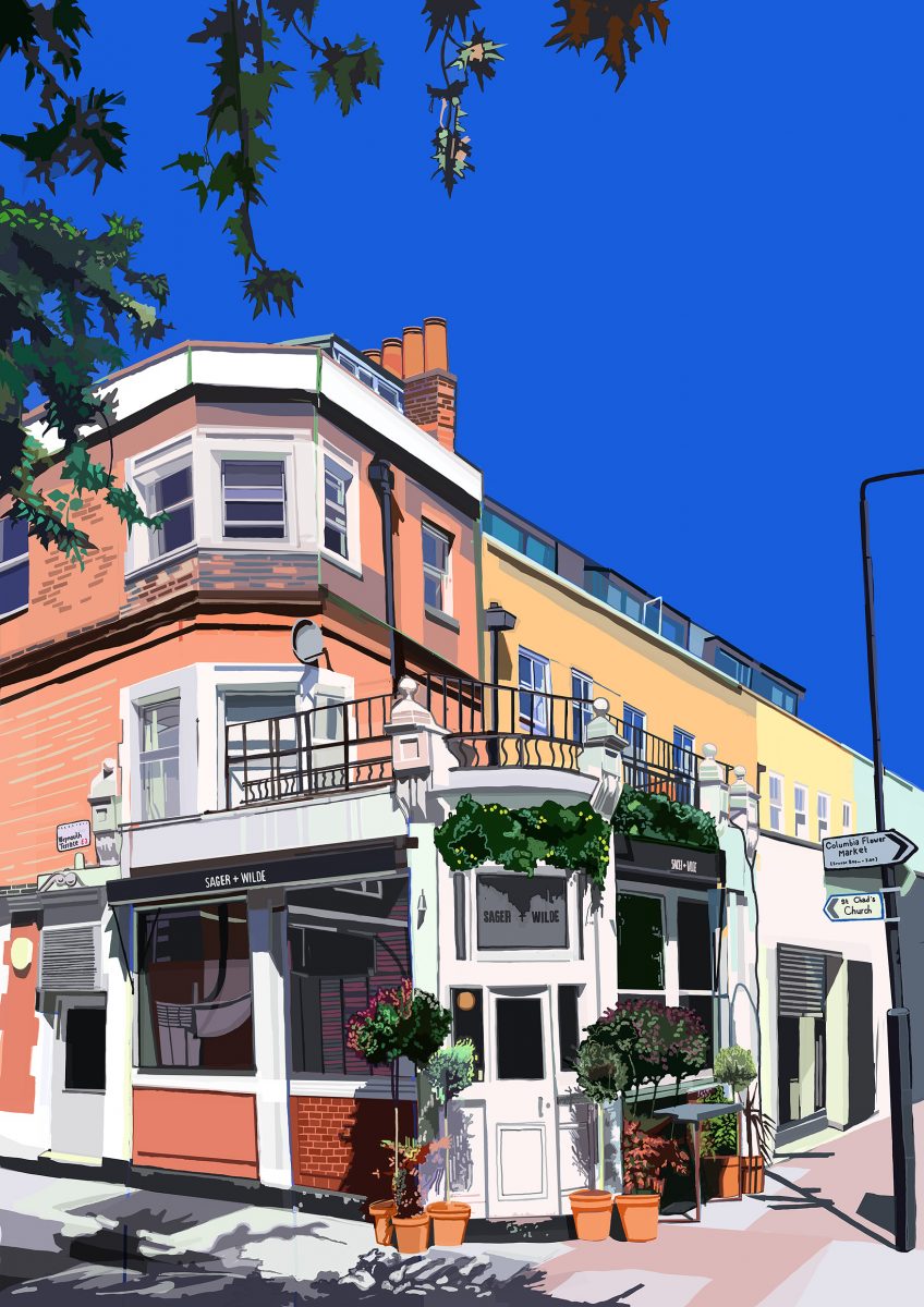 Sager and Wilde, Hackney, East London Art Print