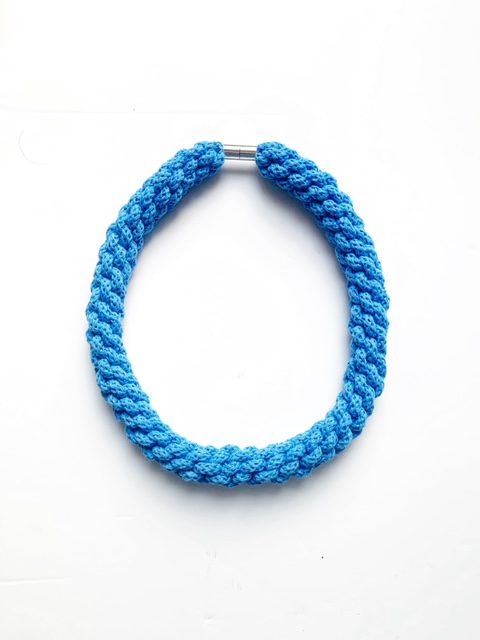 Woven chokers made with soft cotton rope