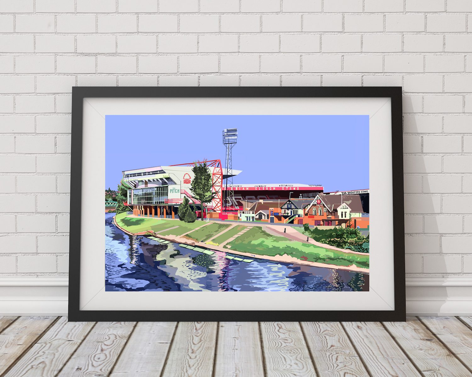 The City Ground, Nottingham Forest FC Stadium Art Print