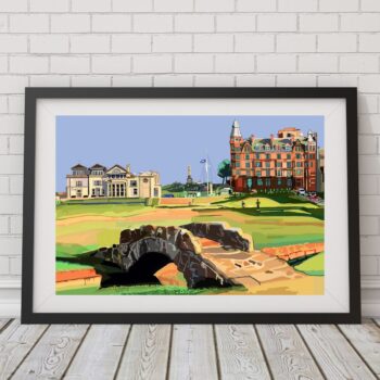 The Old Course, St Andrews Golf Course, Scotland Art Print