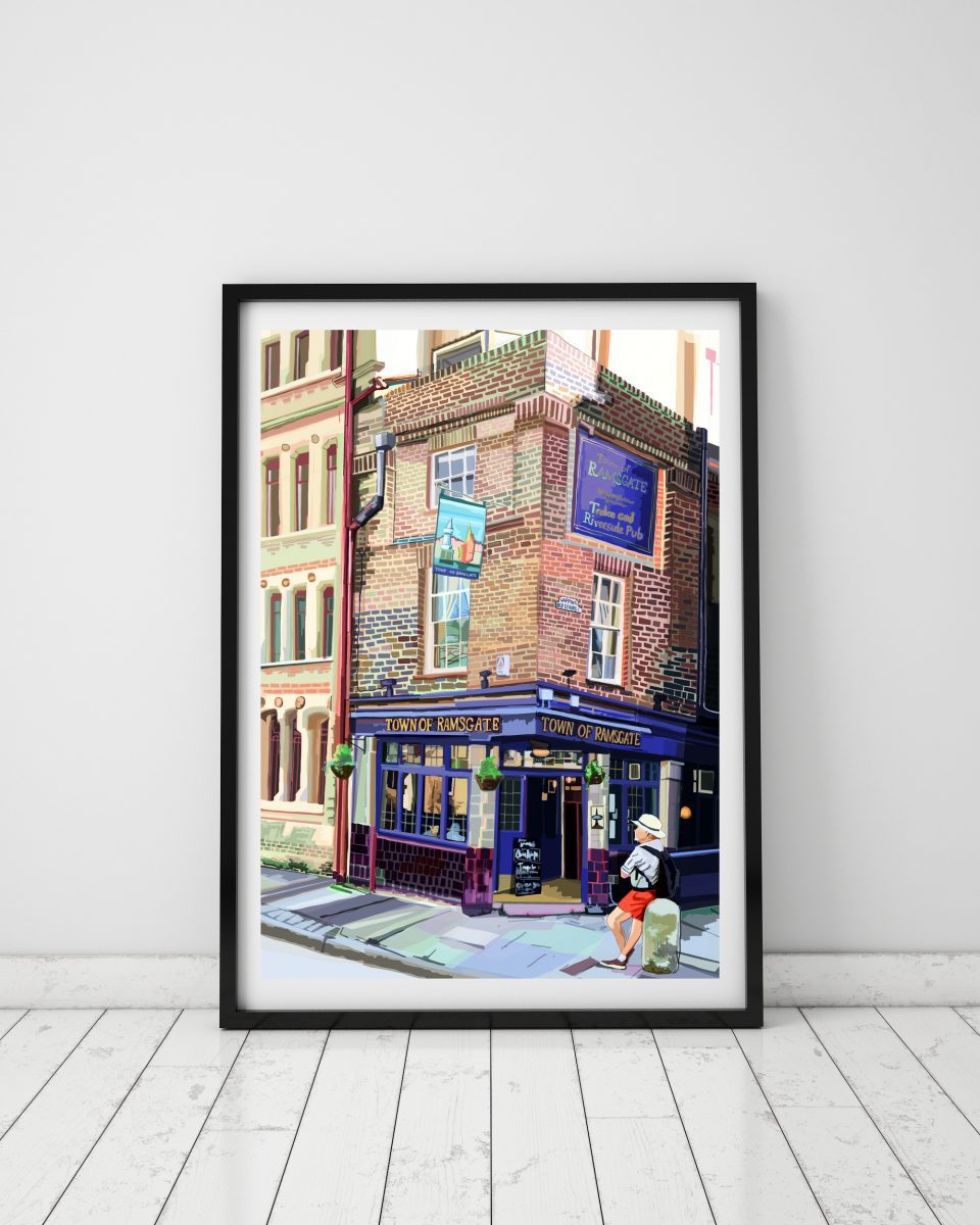 Town of Ramsgate, Wapping, East London Art Print