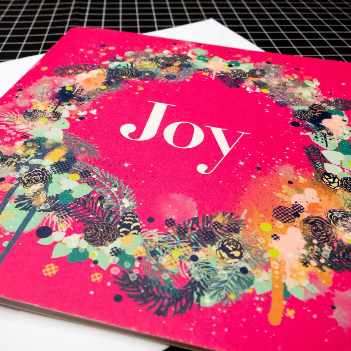 Christmas card - 'Joy'