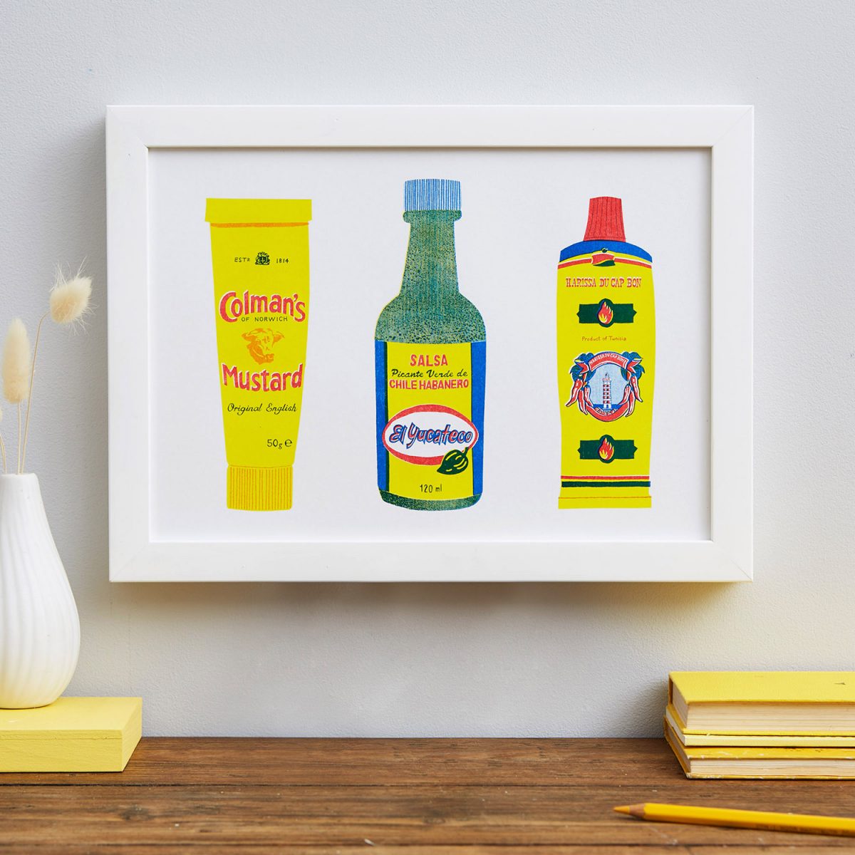 Spice It Up A4 Risograph Print