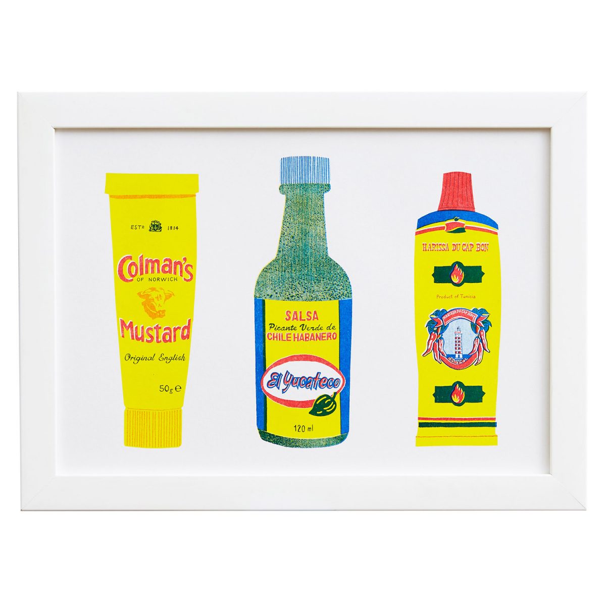 Spice It Up A4 Risograph Print