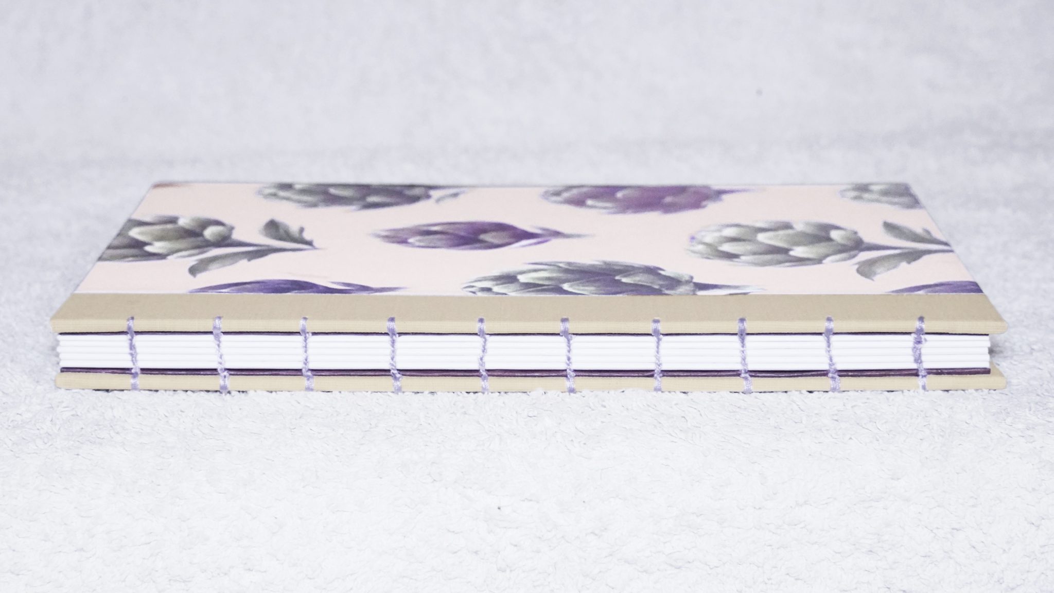 Artichokes - A5 Hand stitched Notebook