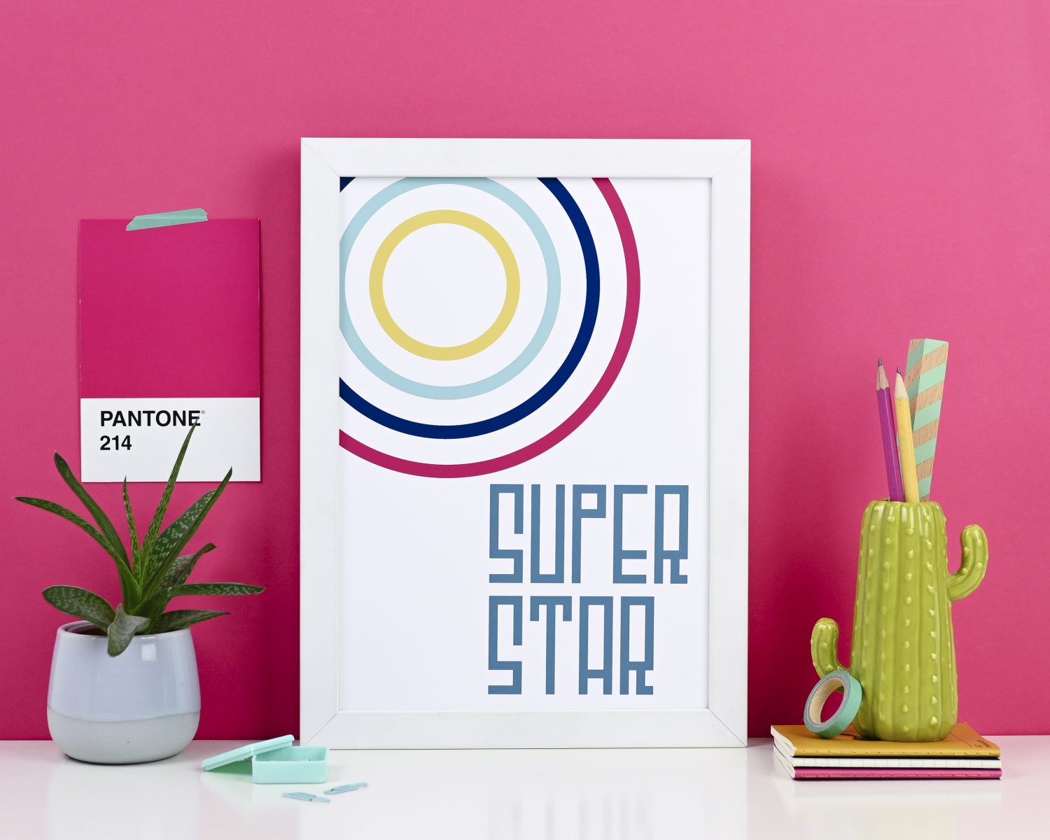 Super Star - kids art print