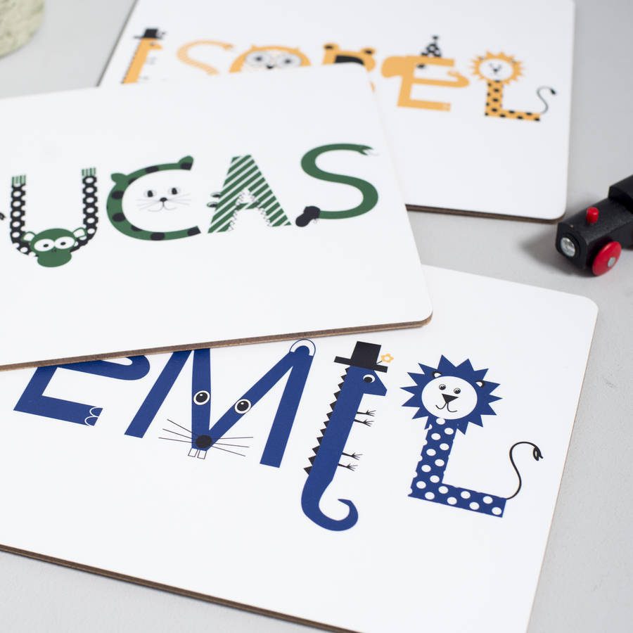 Personalised Children's Placemat