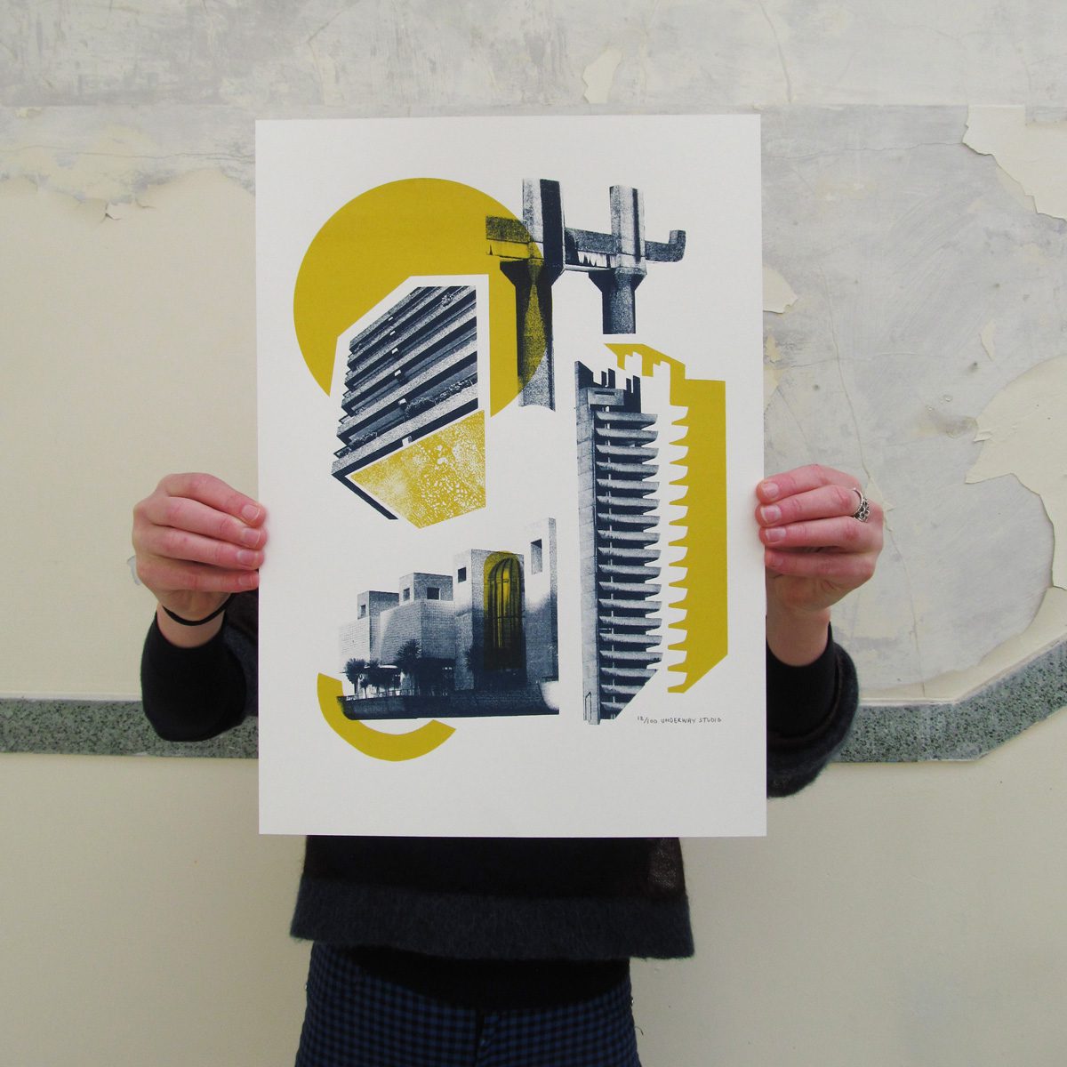 Brutal Forms VI Limited Edition Screen Print