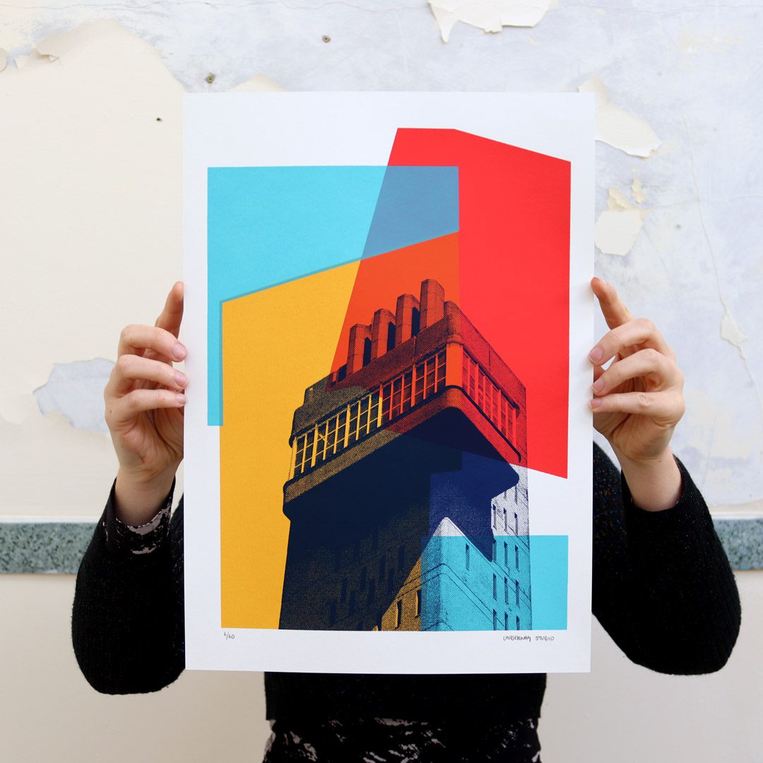 Brutal Forms VIII Limited Edition Screen Print