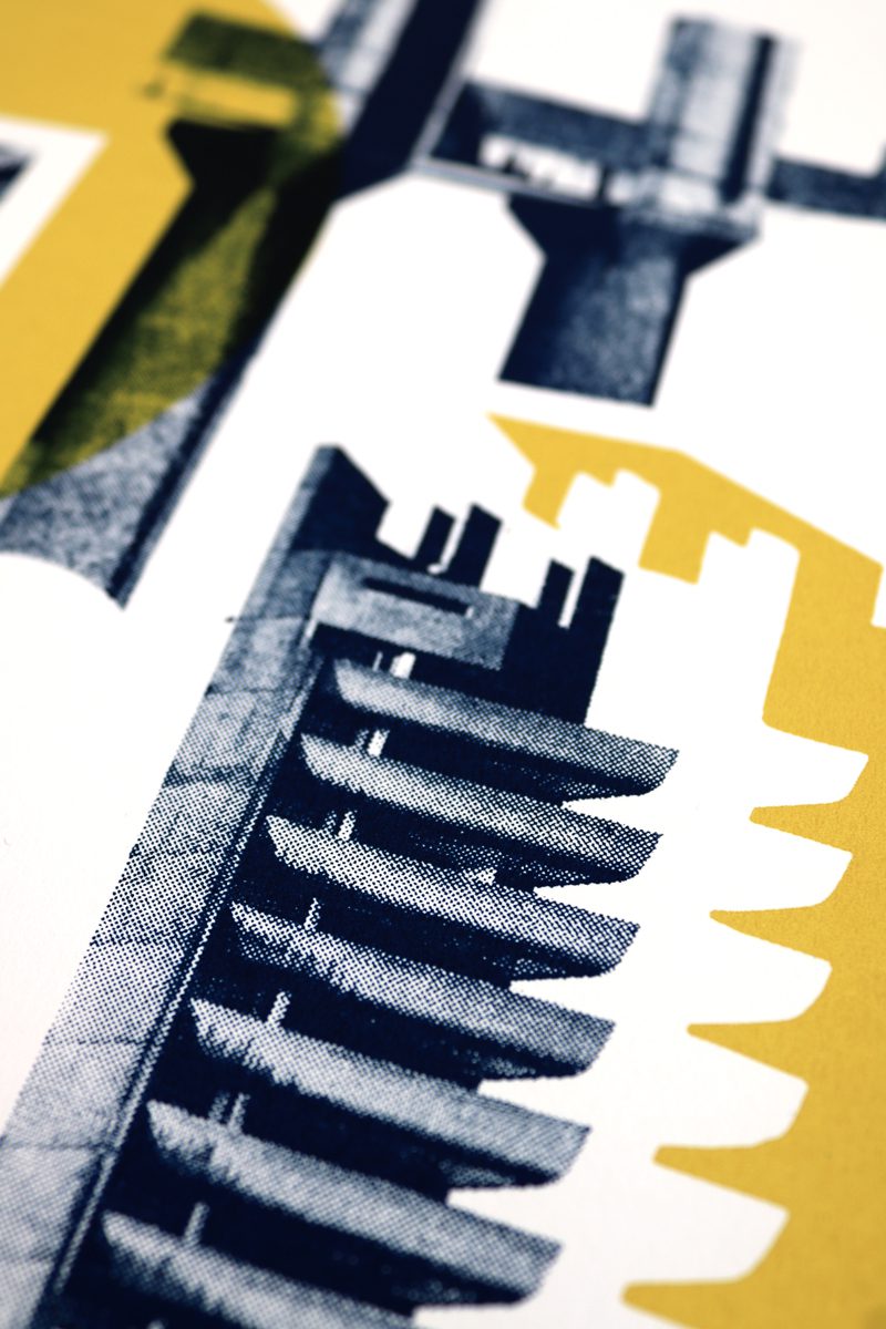 Brutal Forms VI Limited Edition Screen Print