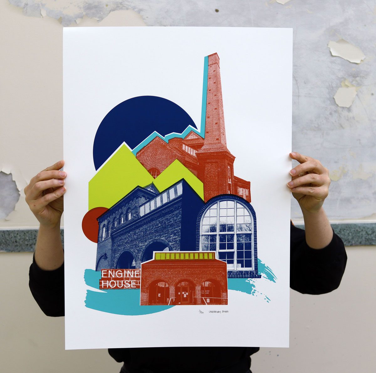Engine House Limited Edition Screen Print