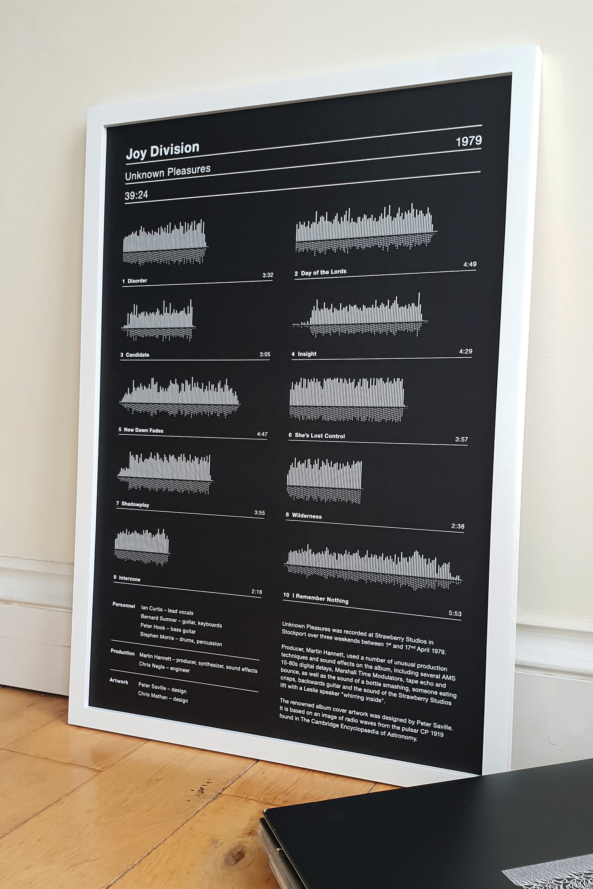 Joy Division Unknown Pleasures Print