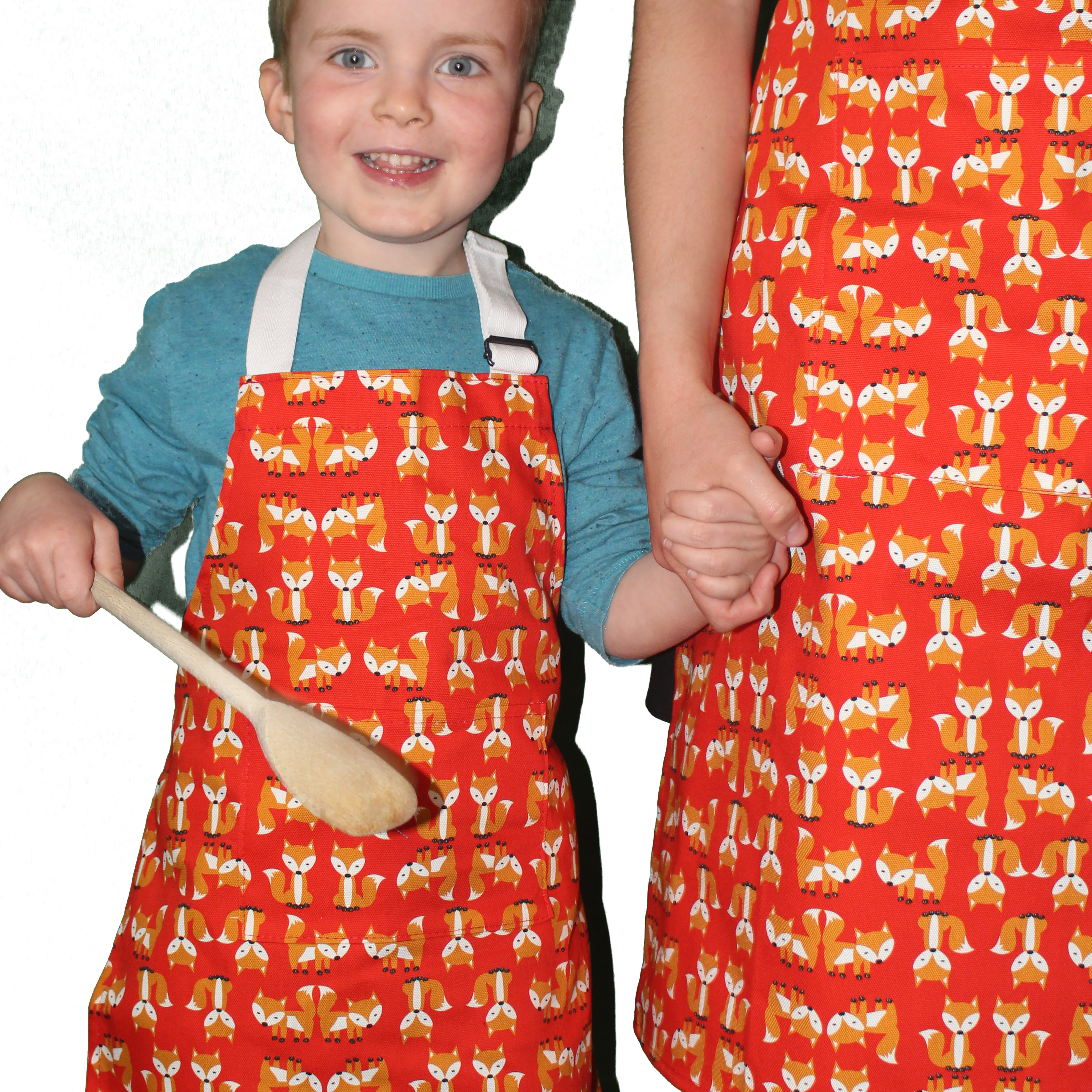 Foxes Unisex Younger Child's Apron (up to 5 years)