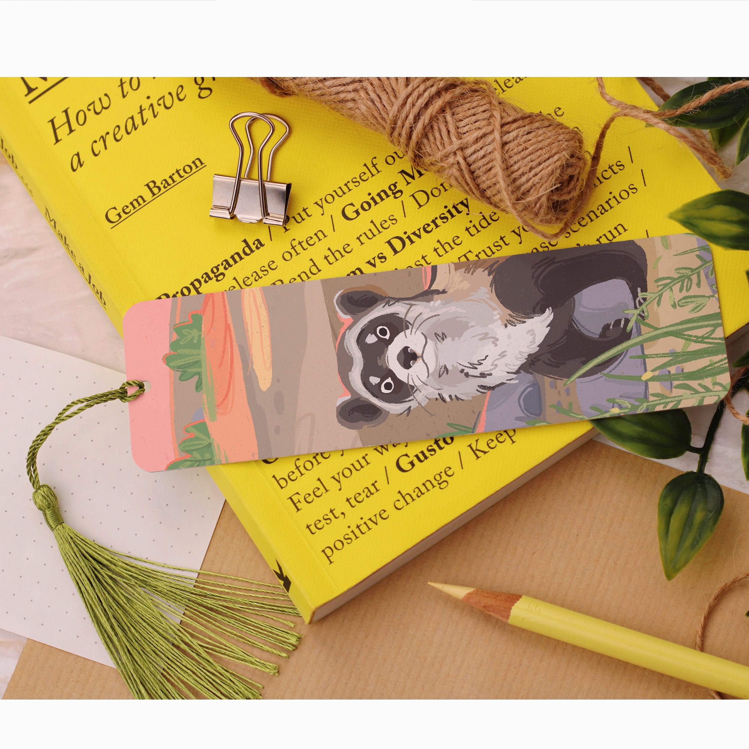 Ferret Aluminium Bookmark