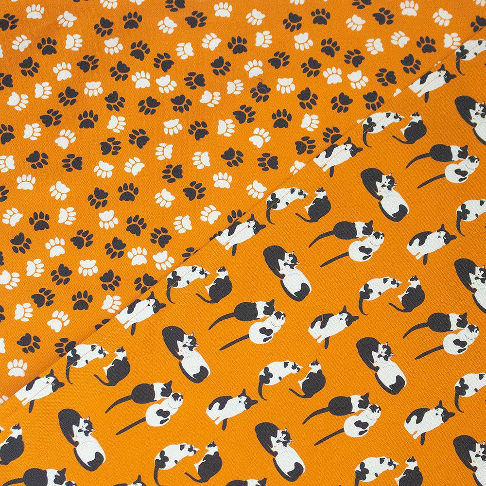 Cats organic cotton tea towel