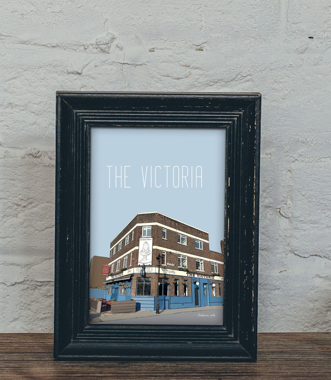 The Victoria Pub, East London - Art Print