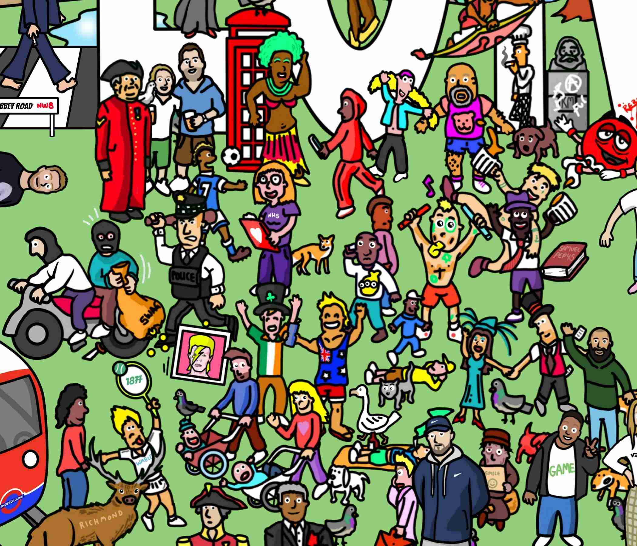 London Artwork - Personalised Illustration