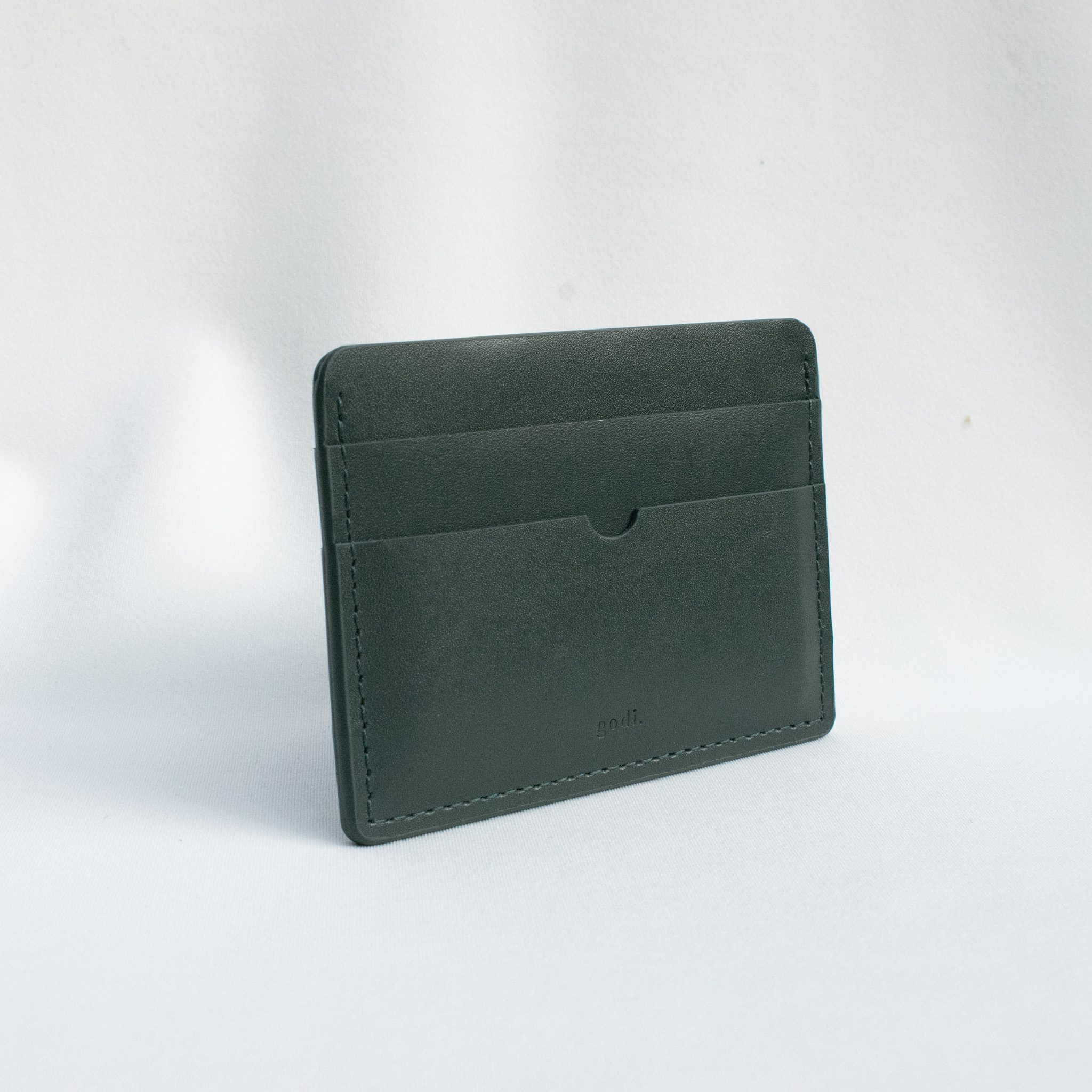 Handmade Leather Card Holder - Choice of Colours