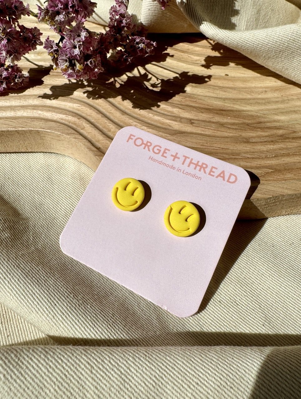 Rave Smiley Studs
