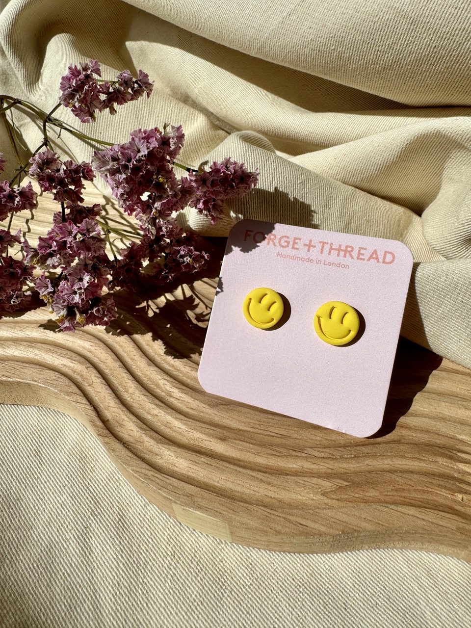 Rave Smiley Studs