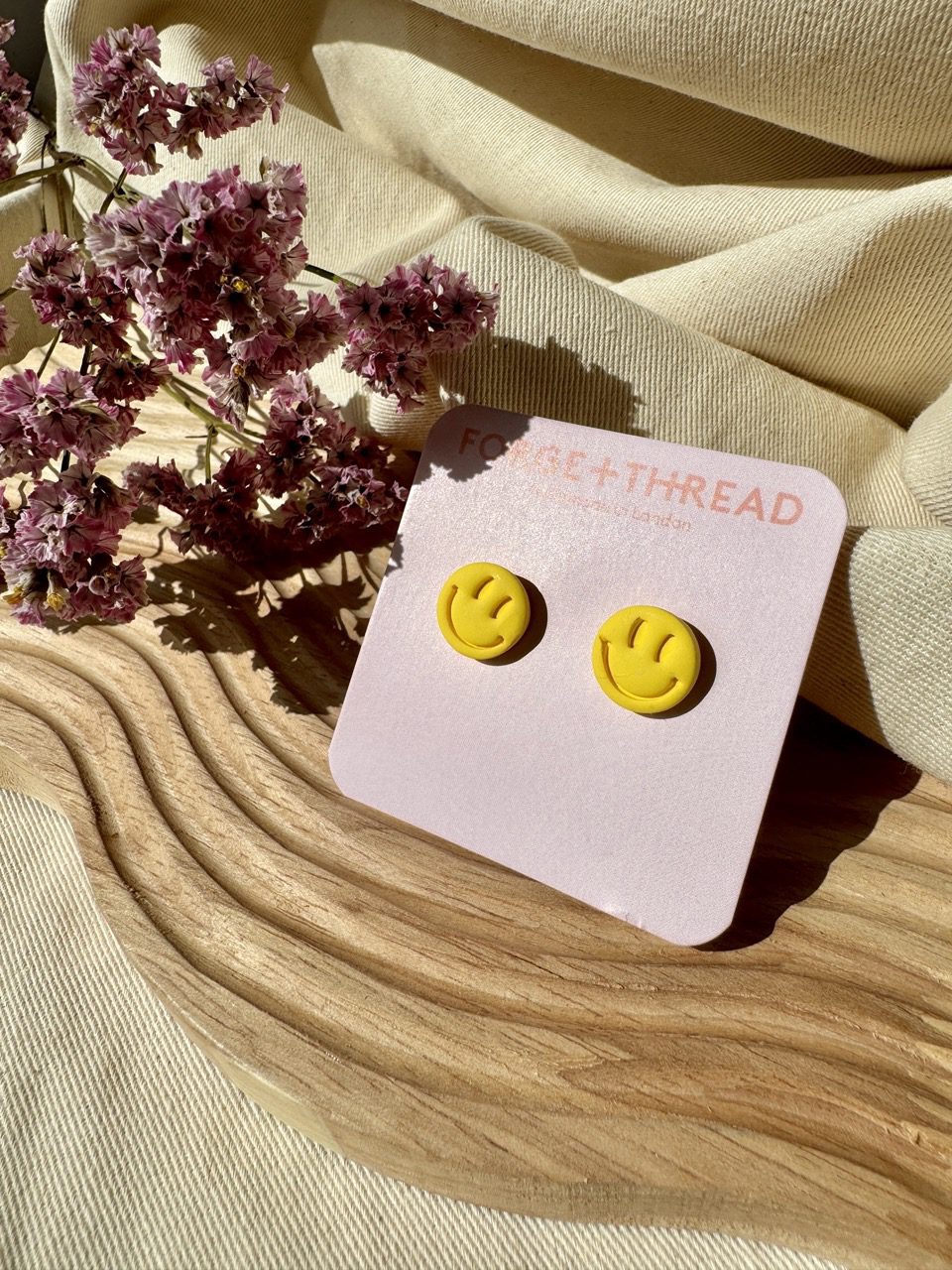 Rave Smiley Studs