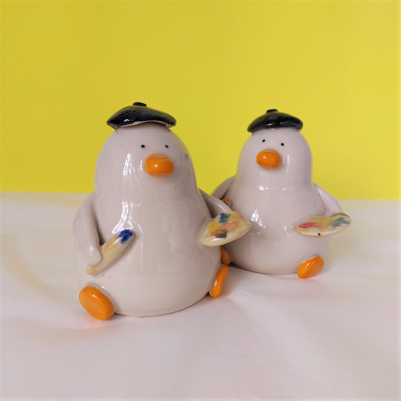 Quackson Pollock - Handmade Ceramic Duck