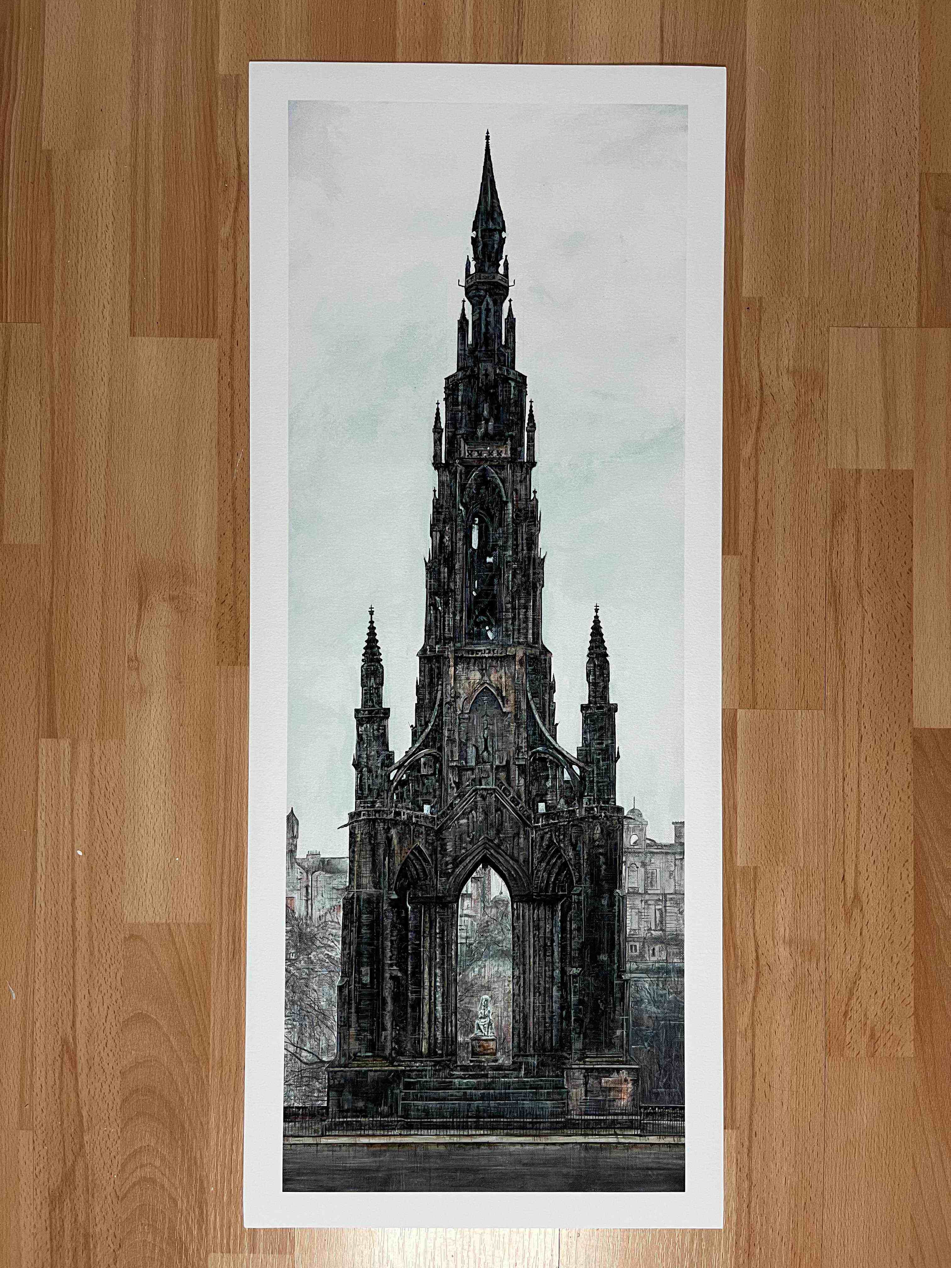 Scott Monument Art Print