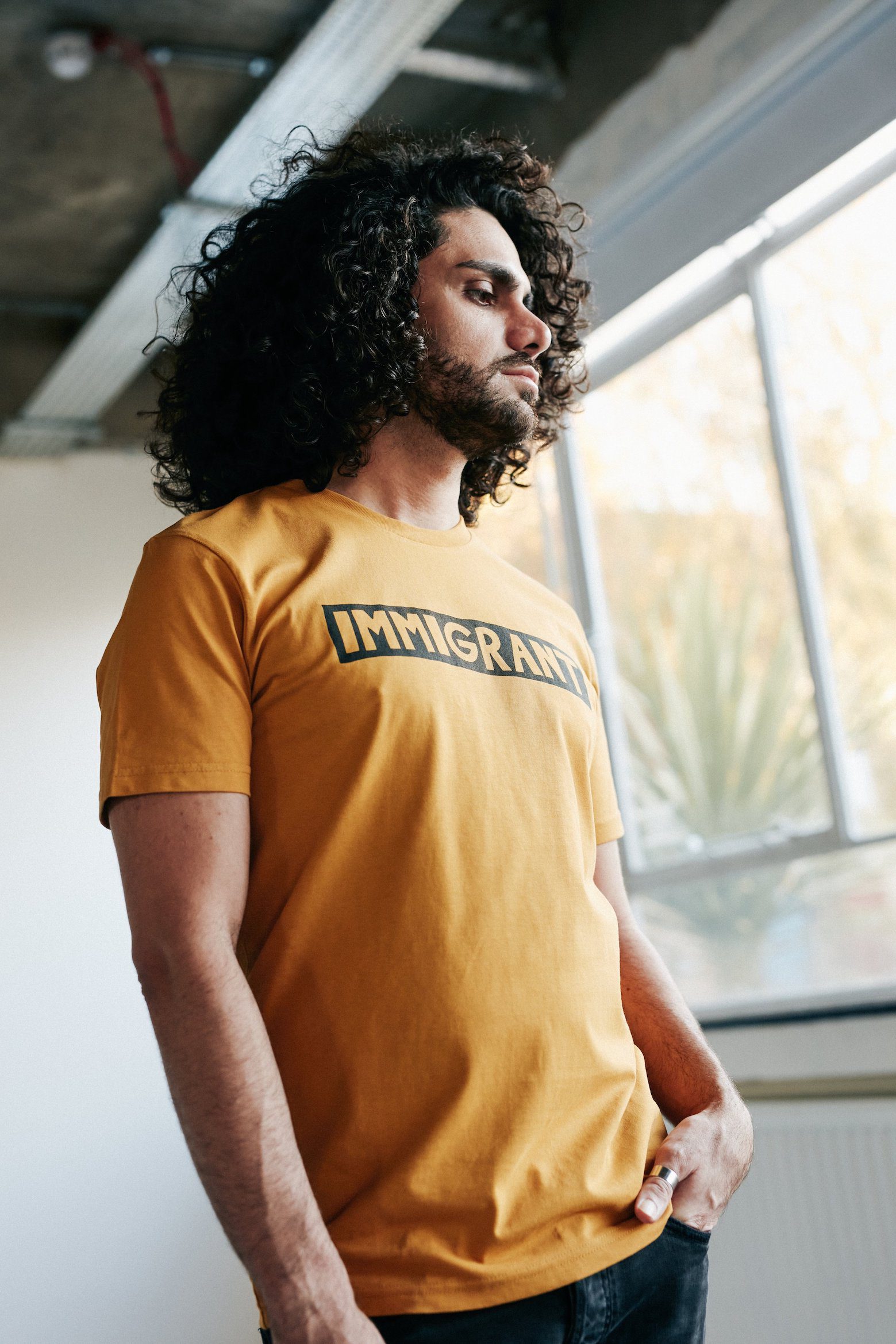 Mustard Immigrant T-Shirt – Ethically Made, Boldly Activist