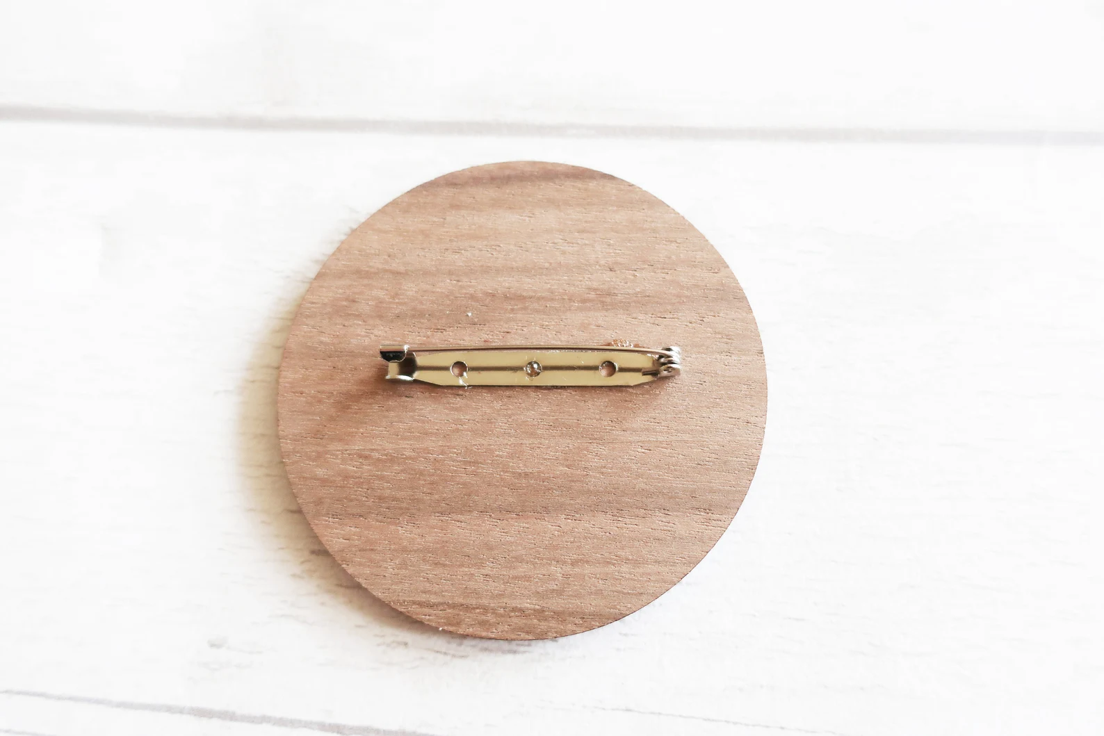 Big Pink Print Brooch - Bold and Unique Statement Piece