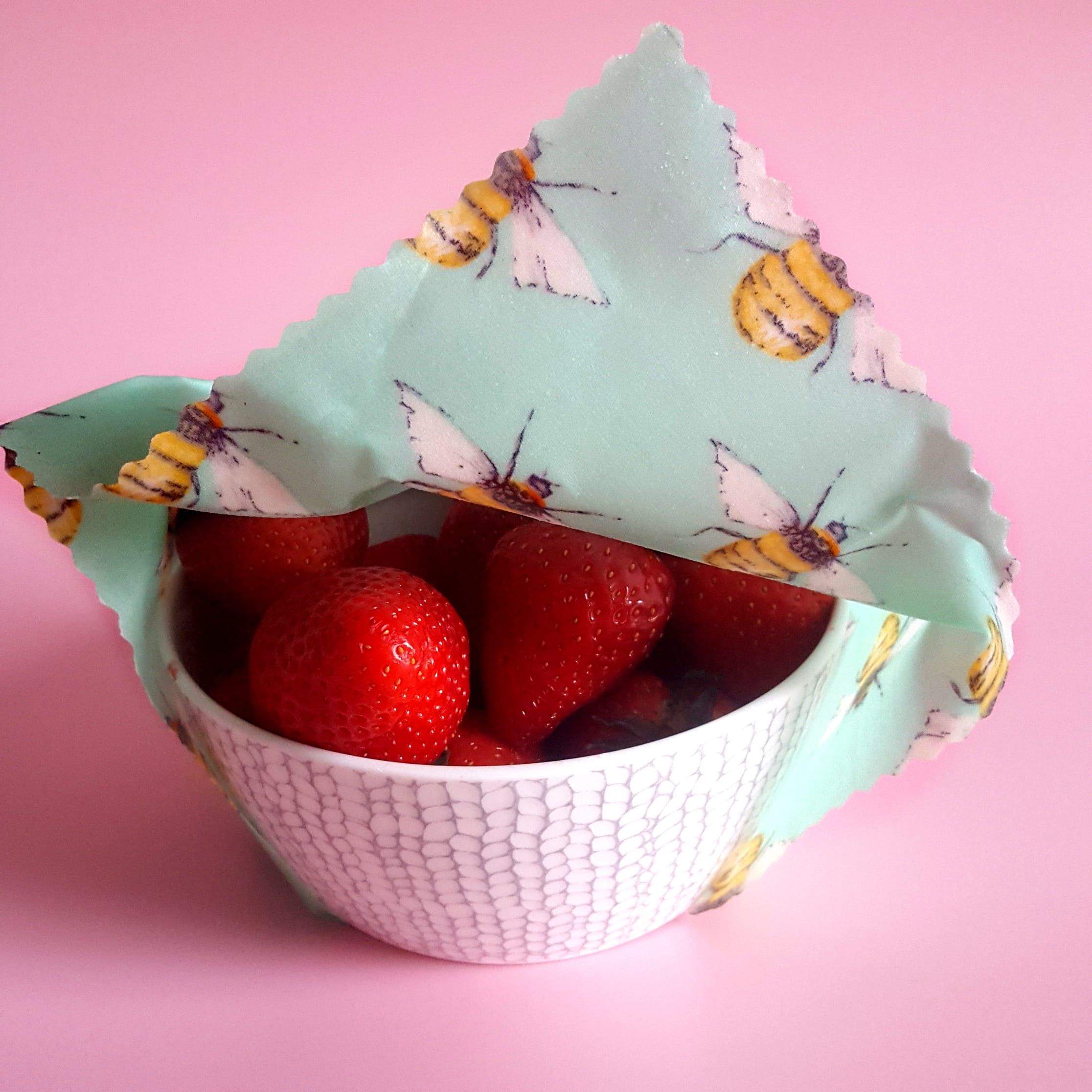 Beeswax Food Wraps | Set of 3 | Garden
