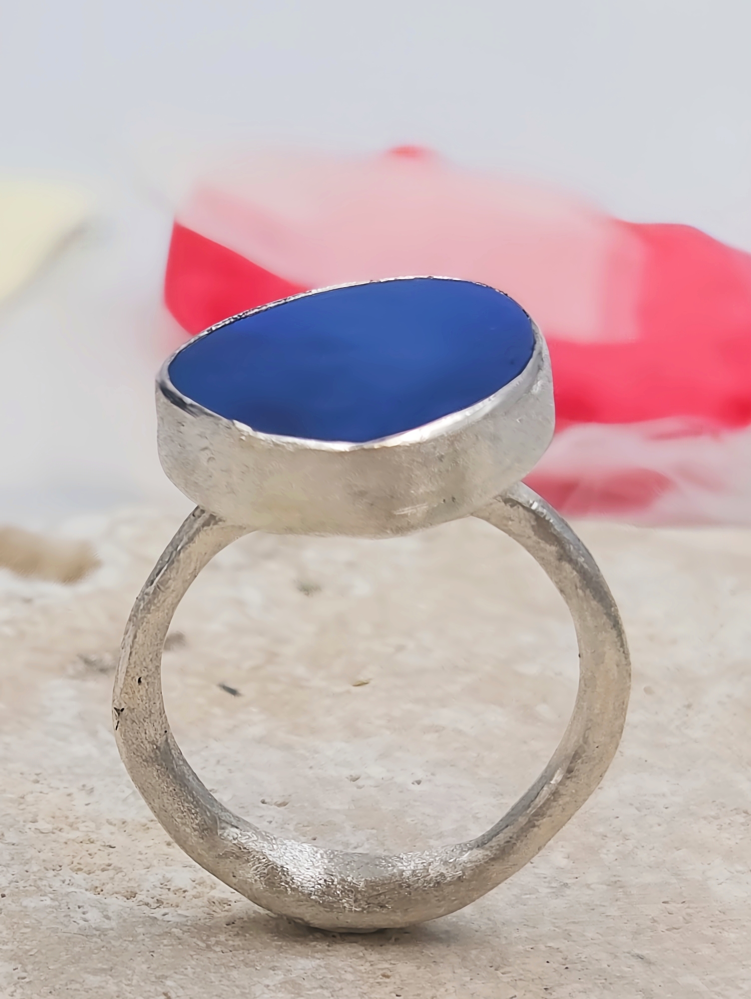 Handmade Australian Opal Doublet Ring