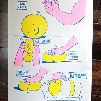 Squish - A3 Riso Print