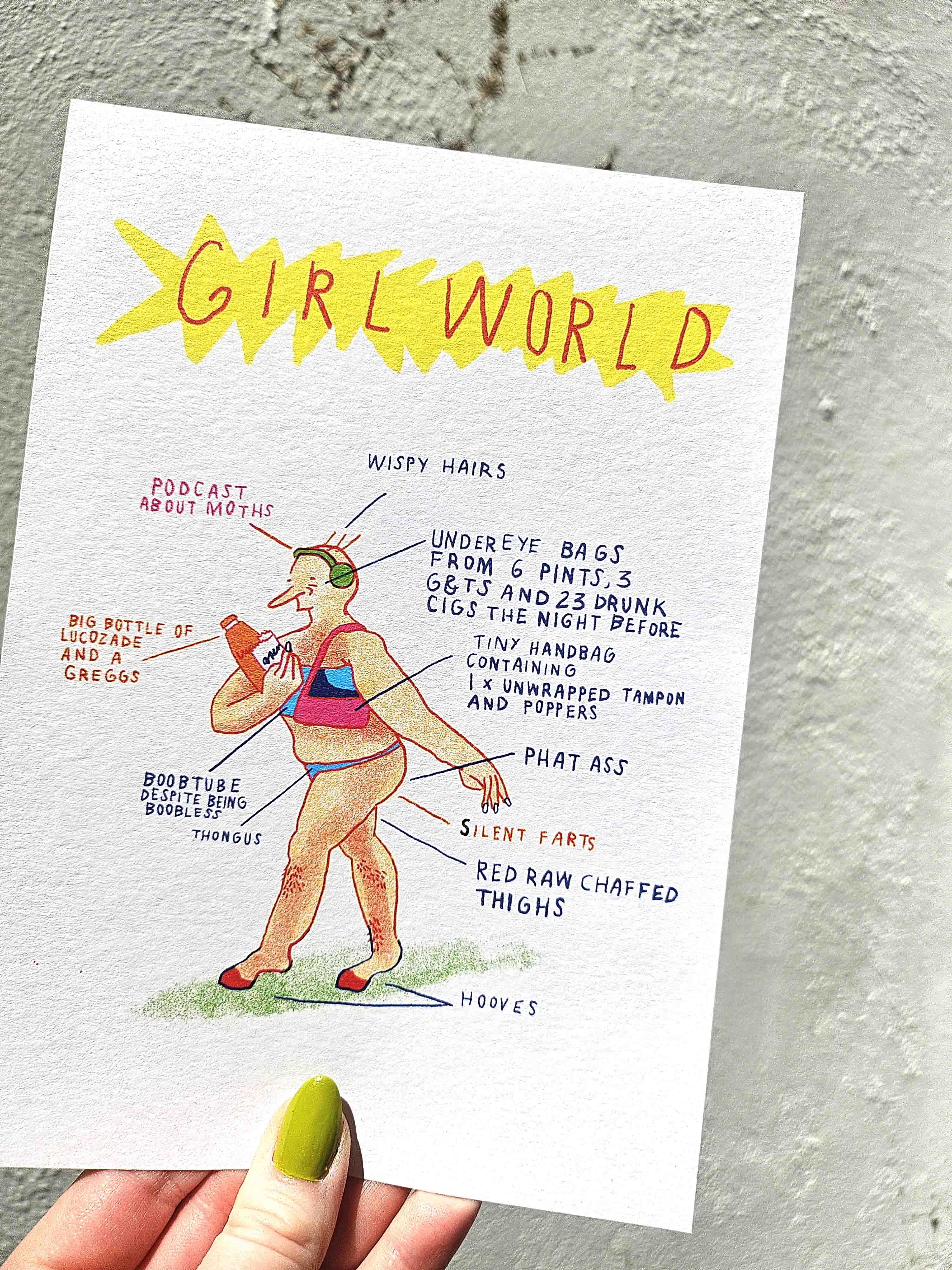 Girlworld Illustration Print