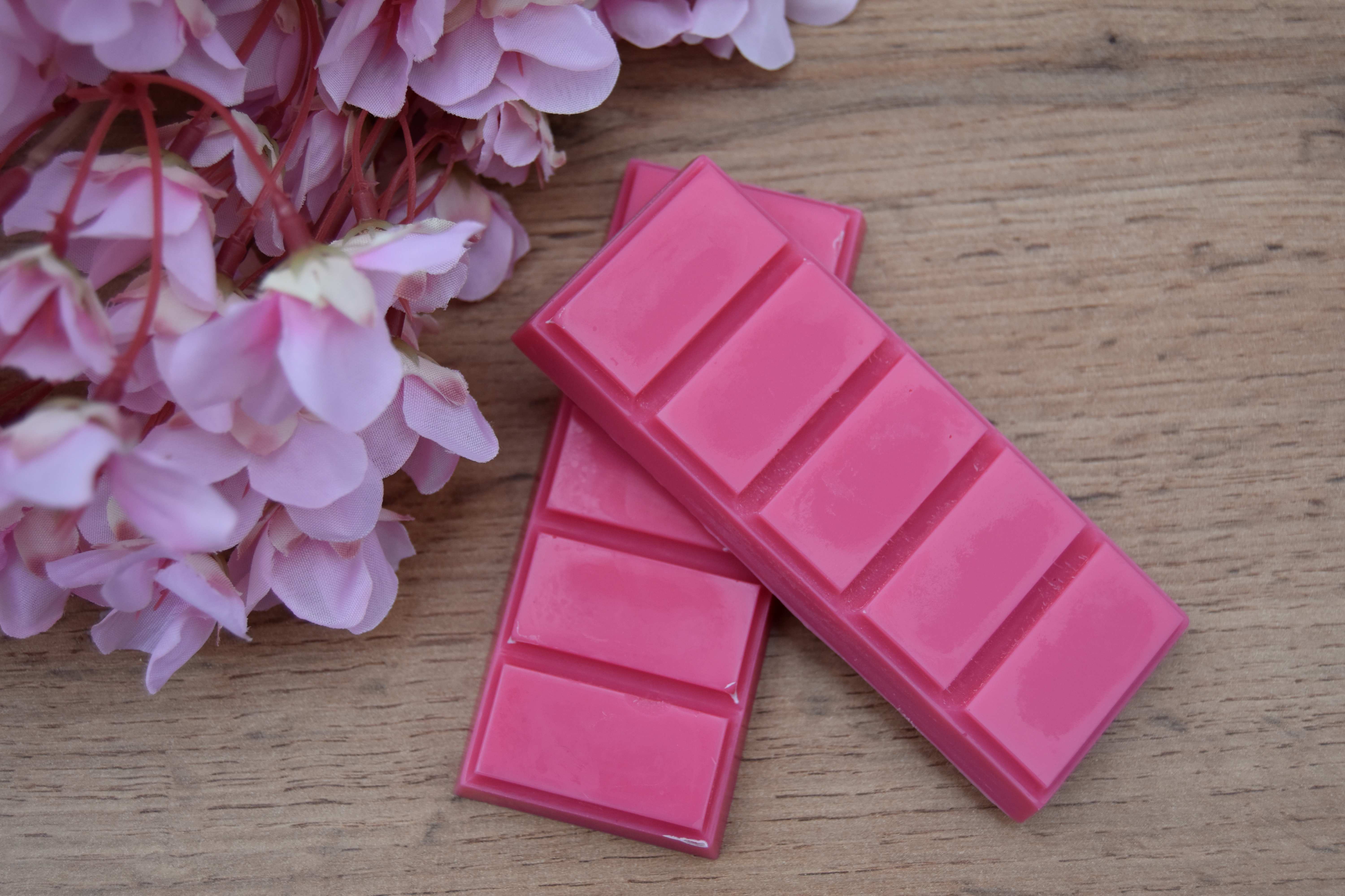 Cherry Blossom and Rose Water Soy Wax Snap Bar