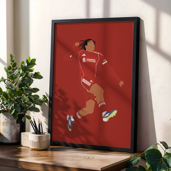 Rio Ngumoha Art Print - Hand-Drawn Football Wall Art